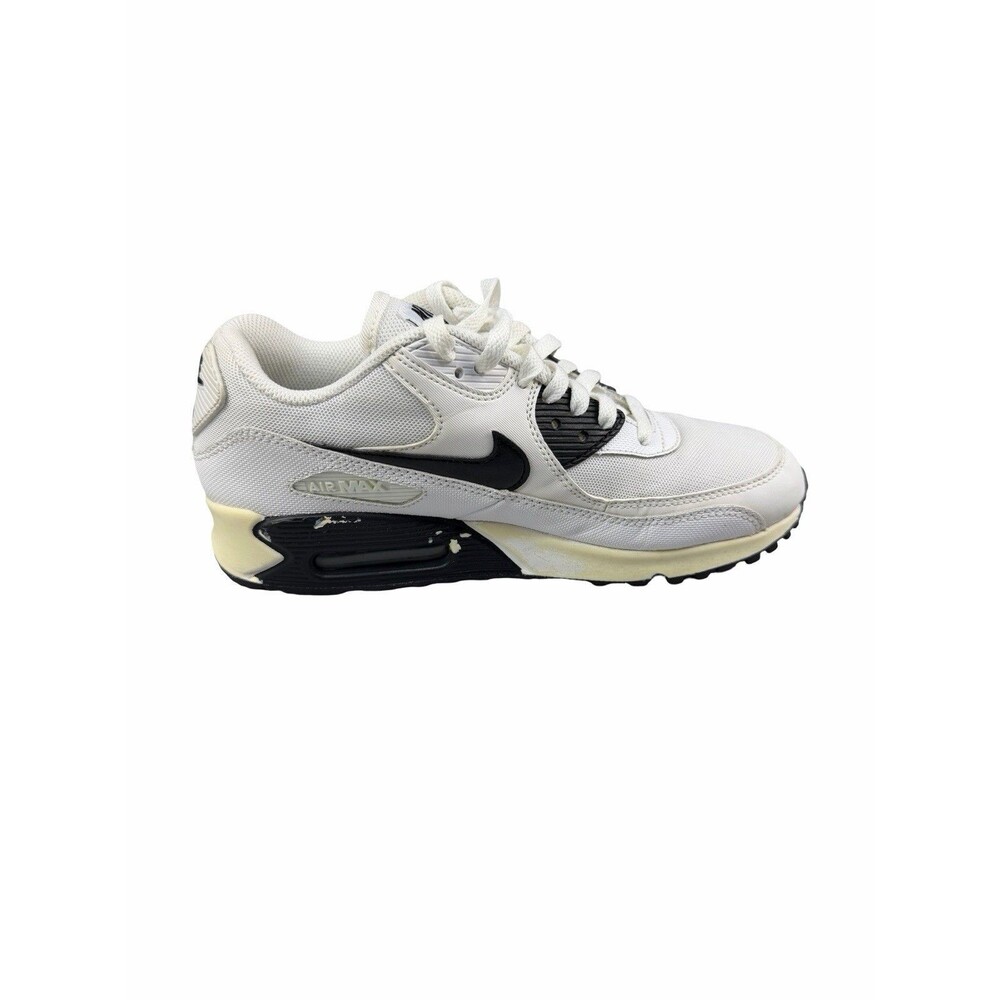 Nike Air Max 90 Essential White Black 616730-110 Women's Size 9 Sneakers Shoes - Picture 2 of 9